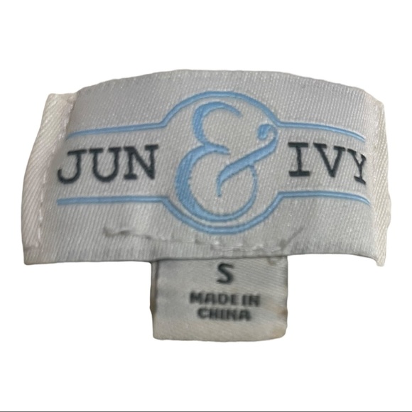 Jun & Ivy womens crewneck sweater Small off white Cotton - Picture 10 of 11